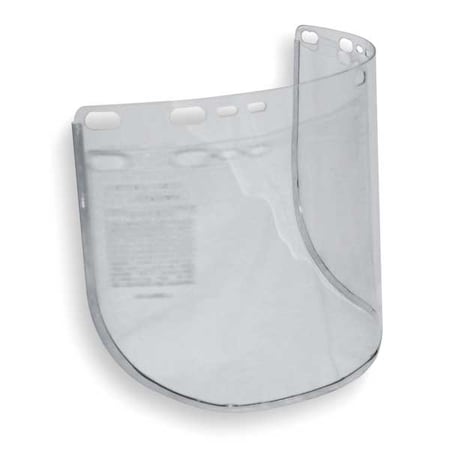 JACKSON SAFETY Faceshield, Acetate, Uncoated, Clear, 8 in Visor Height, 15.5 in Visor Width, Cold Flexibility 29052