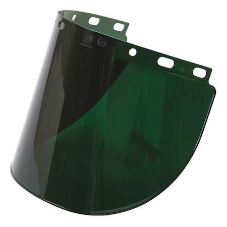 Fibre-Metal By Honeywell Face Shield Visor, Green Visor, 8" Height, Uncoated Lens, Green 4178IRUV5