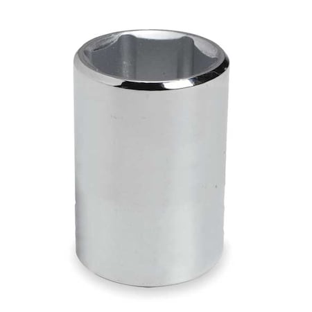 Proto 1/2 in Drive, 9mm Metric, Socket, 6 Points, Steel, Chrome, 9 mm J5409MH