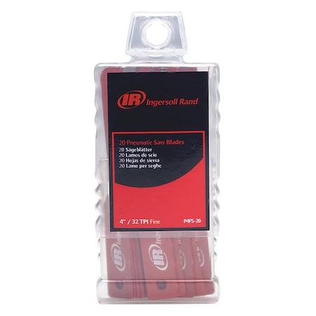 Ingersoll-Rand 4 in L x 32 TPI Reciprocating Saw Blade, 20 PK P4FS-20