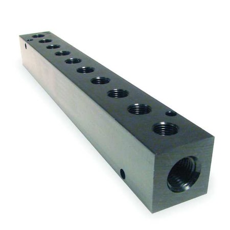 Pneumadyne Manifold, Metal, NPT, 9-1/8 In. L M20-250-10