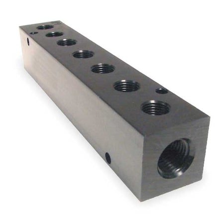 Pneumadyne Manifold, Metal, NPT, 7-3/4 In. L M30-375-7