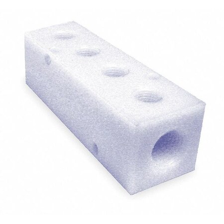 Pneumadyne Manifold, Plastic, NPT, 3/8 In., 3-7/8 In. L M20-250-4-PPN