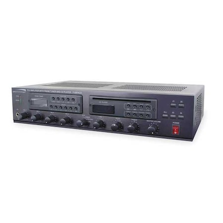 Speco Technologies Amplifier, 60W, CD, Tuner P60FACD