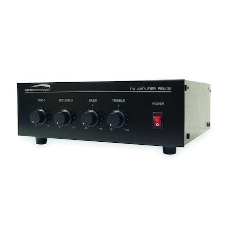 SPECO TECHNOLOGIES Amplifier, 30W, Contractor PBM30