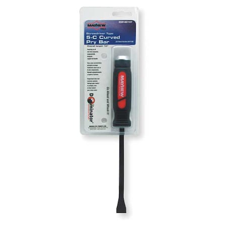 Dominator Pry Bars, 10 In. L, 1-1/2 In. W, Black 60137