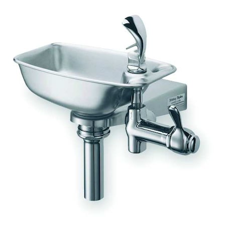Halsey Taylor On-Wall Single Drinking Fountain, 1 Level, 11 in D, 5 1/2 in H, 10 in W 74045405001