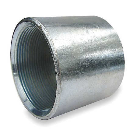 Zoro Select 4" FNPT Galvanized Merchant Coupling 511-231