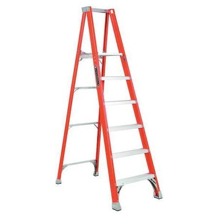 Louisville 7 ft. 6" Fiberglass 300 lb. Platform Stepladder, Type IA FP1506