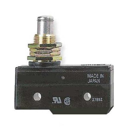 Omron Snap Action Switch, Panel Mount, Plunger Actuator, SPDT, 20 A at 480 V AC Contact Rating A-20GQ