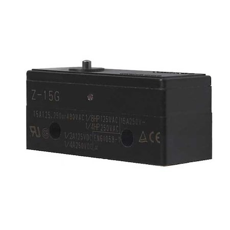 Omron Snap Action Switch, Pin, Plunger Actuator, SPDT, 15 A at 480 V AC Contact Rating Z-15G