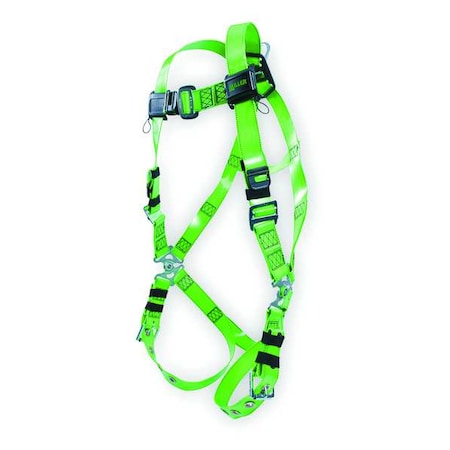 Miller Liquid Repellent Full Body Harness, L/XL, Vinyl Coated Polyester RPC-TB/UGN