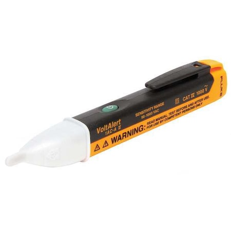 Fluke Voltage Detector, 90 to 1000V AC, 5 in Length, Audible, Visual Indication FLK-1AC-II-5PK