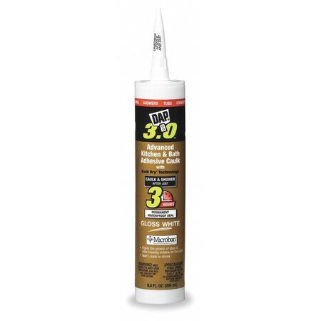 Dap Polymer Sealant, 9.8 oz., White 790