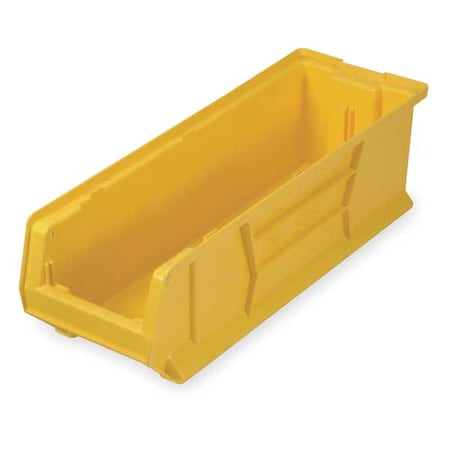 Quantum Storage Systems Storage Bin, Polypropylene/Polyethylene, Yellow, 7 in H, 8 1/4 in W, 29 7/8 in L QUS970YL