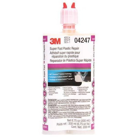 3M Urethane Adhesive, 04247 Series, Opaque, 1 hr Functional Cure, Dual-Cartridge 04247