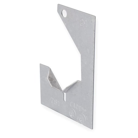 Nvent Caddy Cable Hanger, Conduit; Pipe Use, 1 in, Steel, Electro-Plated 781