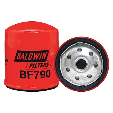BALDWIN FILTERS Fuel Filter, 3-15/32 x 3-1/32 x 3-15/32In BF790