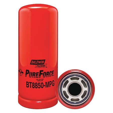 Baldwin Filters Hydraulic Filter, 3-3/4 x 9-17/32 In BT8850-MPG