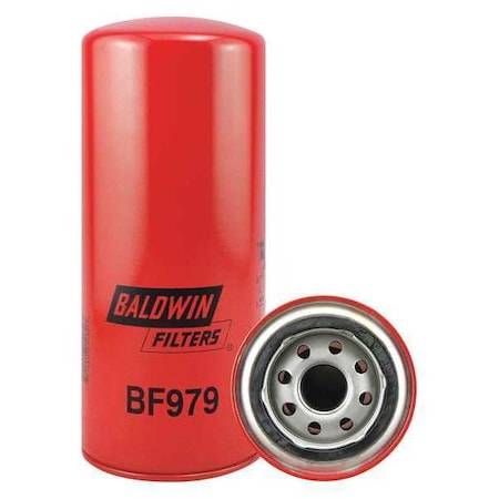 BALDWIN FILTERS Fuel Filter, 8-23/32x3-11/16x8-23/32 In BF979