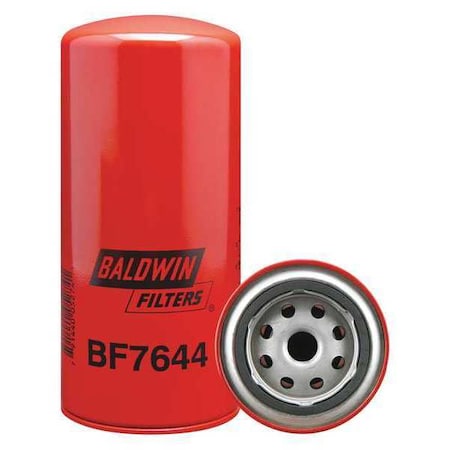 Baldwin Filters Fuel Filter, 8-1/8 x 3-11/16 x 8-1/8 In BF7644