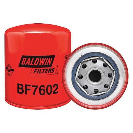 Baldwin Filters Fuel Filter, 4-3/8 x 3-11/16 x 4-3/8 In BF7602
