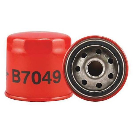 Baldwin Filters Oil Filter, 3/4 in-16 Thread Size, 2 27/32 in Overall Ht, 3 in Outside Dia, Oil B7049
