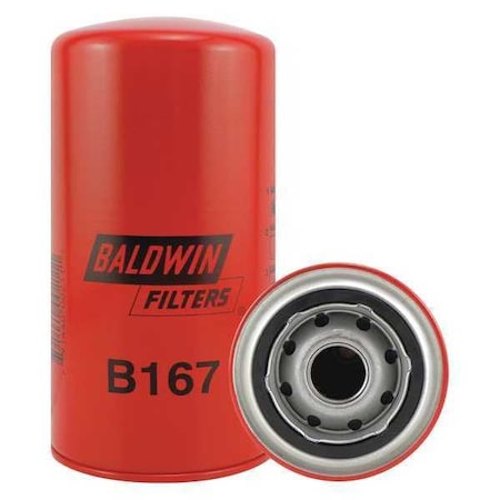 BALDWIN FILTERS Oil Filter, Spin-On, Full-Flow B167