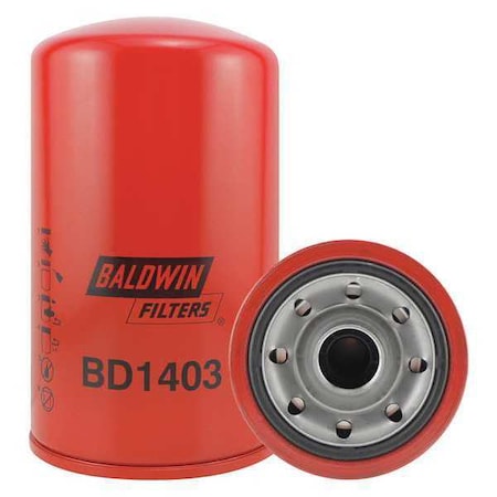 Baldwin Filters Oil Filter, Spin-On, Dual-Flow BD1403