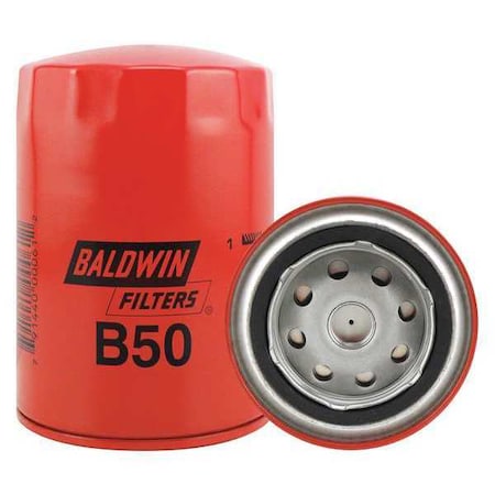 BALDWIN FILTERS Oil Filter, Spin-On, By-Pass B50