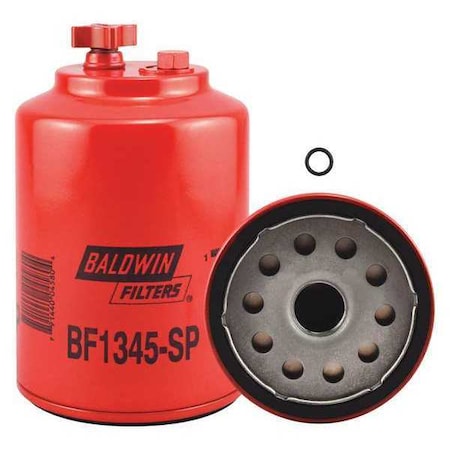 Baldwin Filters Fuel Filter, 6-9/16 x 4-1/4 x 6-9/16 In BF1345-SP