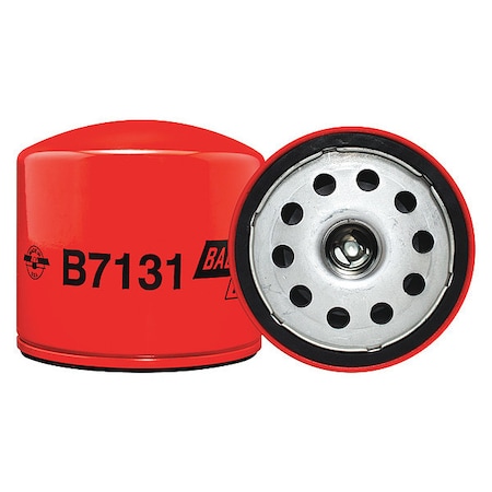 Baldwin Filters Oil Fltr, Spin-On, 4-1/32"x4-1/4"x4-1/32" B7131