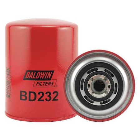 Baldwin Filters Oil Filter, Spin-On, Dual-Flow BD232