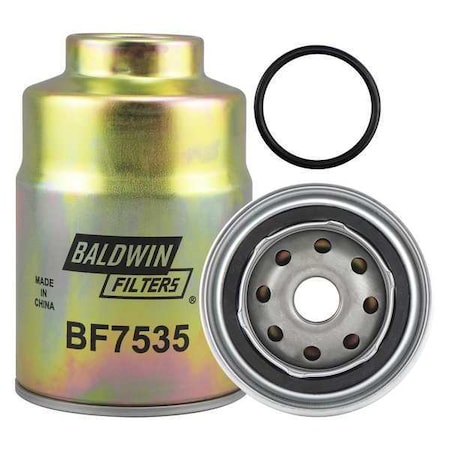 Baldwin Filters Fuel Filter, 5-7/16 x 3-9/16 x 5-7/16 In BF7535