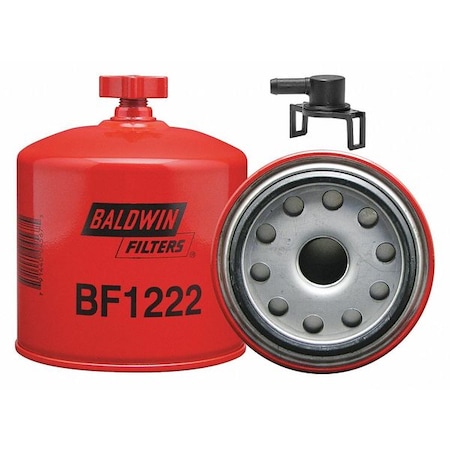 Baldwin Filters Fuel Filter, 5-1/4 x 4-9/32 x 5-1/4 In BF1222