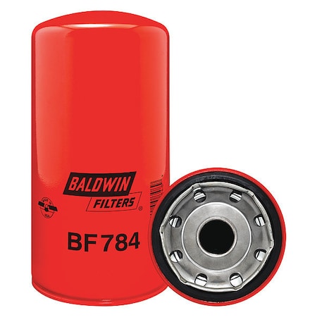 BALDWIN FILTERS Fuel Filter, 9-1/2 x 4-21/32 x 9-1/2 In BF784