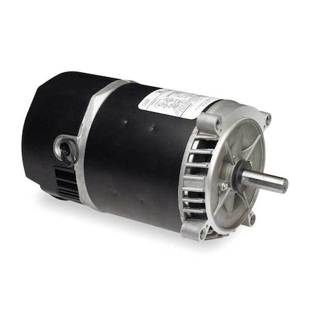 Leeson Motor, Split Ph, 1/3 HP, 3450,115V, 56C, ODP 5KH39EN2552X