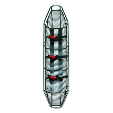 Ferno Basket Stretcher, 900 lb., 82-1/2 In, Black 110107