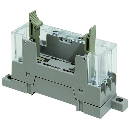 Omron Socket, 10 Pin, DIN Rail, 24V, 6A P7SA-10F-ND DC24