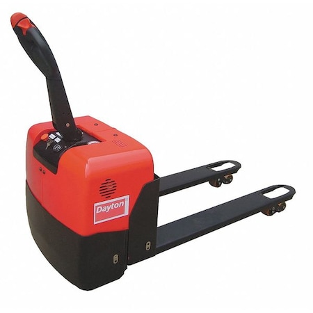 Dayton Electric Pallet Jack, Red, Steel, 24V 2LEB8