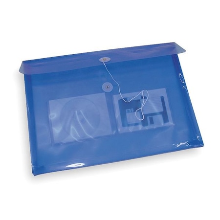 Zoro Select Envelope, Side Open, Legal, Blue, PK5 2LJW5