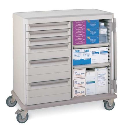 Metro Supply Cart, Polymer, Light Taupe SXRDGS4