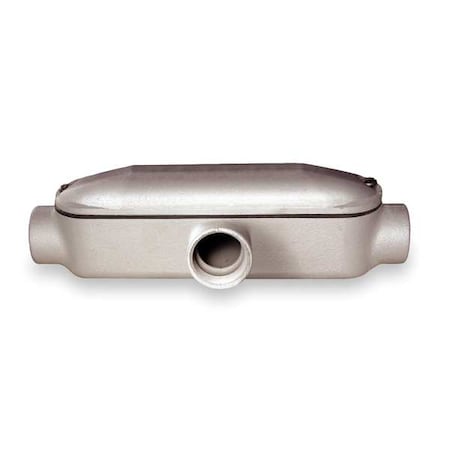 Hubbell Killark Conduit Outlet Body, Iron, 1-1/4 In. MOT-4M