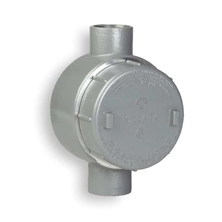 Hubbell Killark Conduit Outlet Body, Aluminum, C GECCT-2