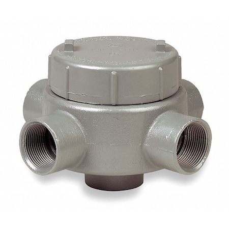 Hubbell Killark Conduit Outlet Body, Iron, XAT GECXAT-2M