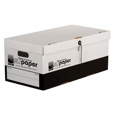 Stor-A-File By Sjpaper Storage Box, Ltr, String Tie, PK12 SB12158 | Zoro