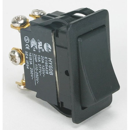 Power First Rocker Switch, DPDT, 6 Connections 2LNF9 | Zoro