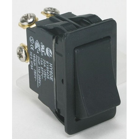 Zoro Select Rocker Switch, DPST, 4 Connections 2LNF3