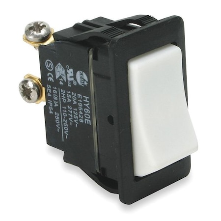 Power First Rocker Switch, SPST, 2 Connections 2LNC6 | Zoro