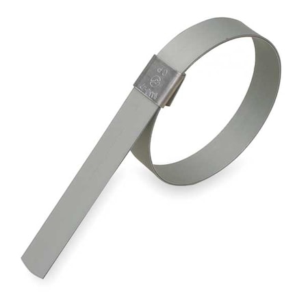 Band-It Band Clamp, Galv.CS, Min.Dia. 3/4 In., PK10 GRP119